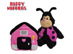 Happy Nappers Knuffelkussen Lieveheersbeestje