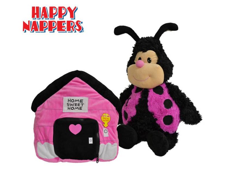 Happy Nappers Knuffelkussen Lieveheersbeestje