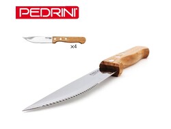 Pedrini Steak messen 4-delig
