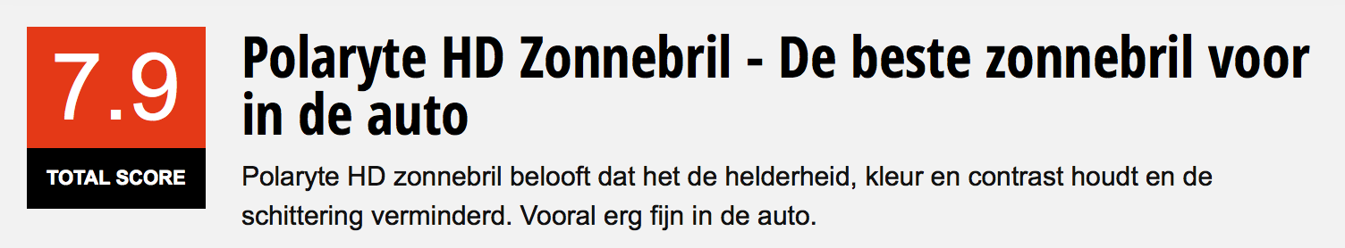 Polaryte HD Zonnebril - Werkt dat Wel?