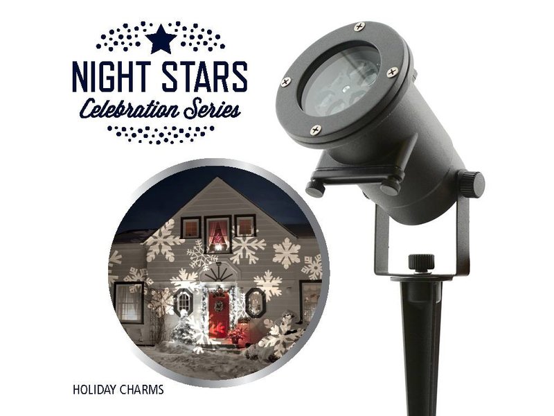 Laser Light - Night Stars Holiday Charms