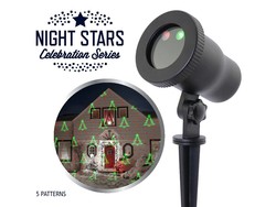 Bekend van TV Laser Light - Night Stars 5 patterns