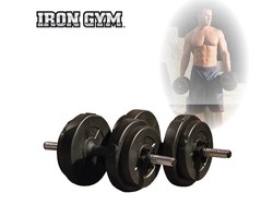 Iron Gym 15kg Adjustable Dumbbell Set