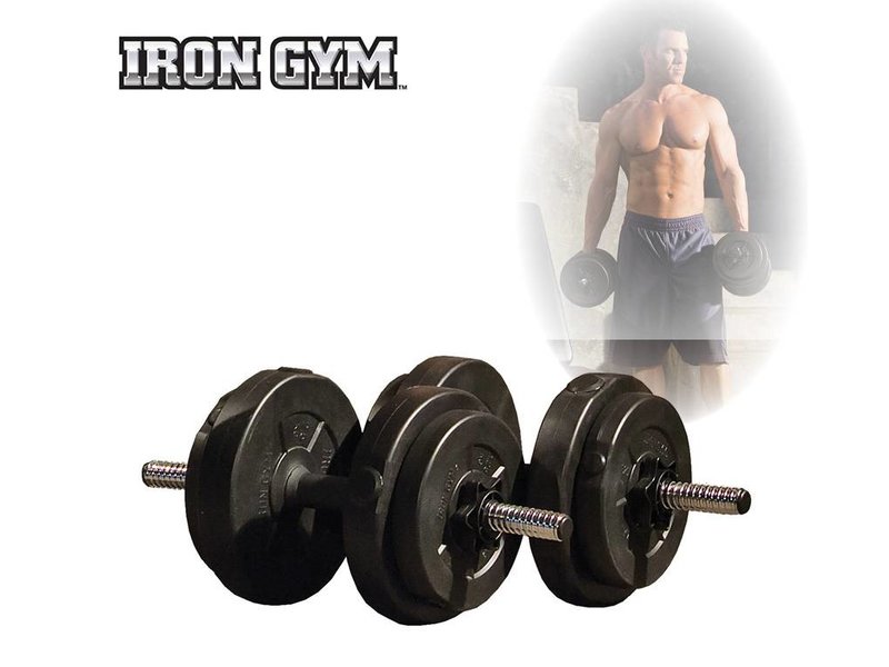 Iron Gym 15kg Adjustable Dumbbell Set