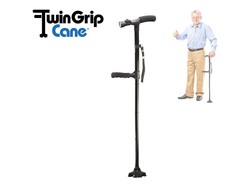 Orange Donkey Twin Grip Cane