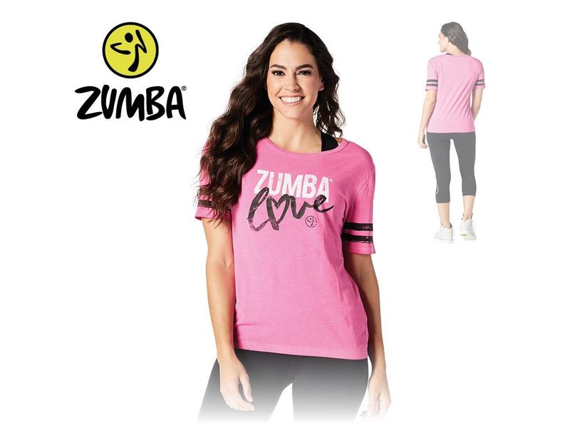 Zumba T-shirt "Love" - Pink