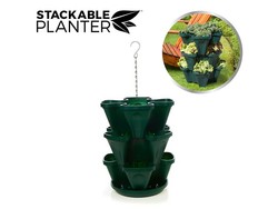 Stackable Planter 3 pcs. Dark Green
