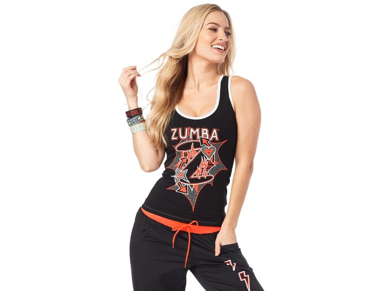 Zumba Racerback Top "Hero" - Black