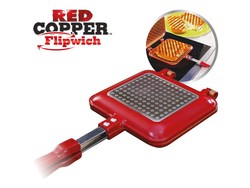 Red Copper Flipwich Pan
