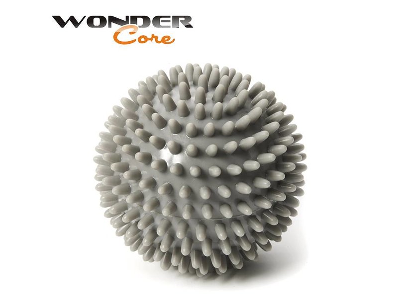 Wonder Core Spiky Massage Ball - 9 cm - Grey