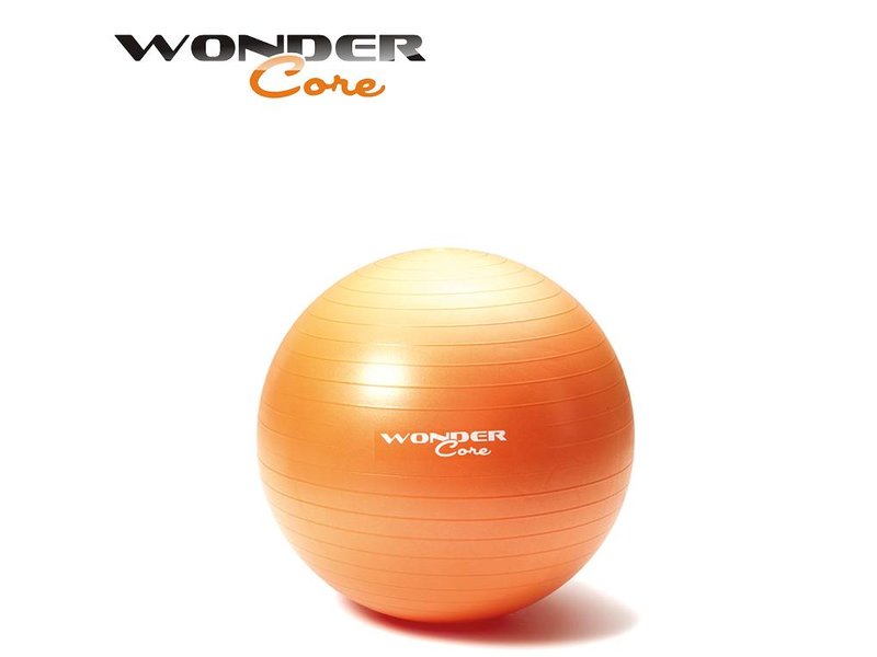 Wonder Core Anti-Burst Gym Ball - 55 cm - Orange