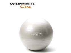 Wonder Core Anti-Burst Gym Ball - 65 cm - Gray
