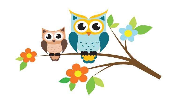 Wall decal Tree with owls - Walldesign56 Wall Decals 