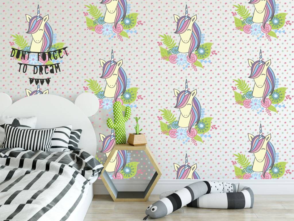 Wallpaper Unicorn Walldesign56 Wall Decals Murals Posters