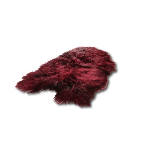 Het Landhuys Icelandic sheepskin - Burgundy Red Het Landhuys Icelandic sheepskin - Burgundy Red
