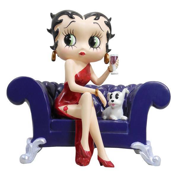 Fleischer Studios Betty Boop On Settee - Friends 2 Hold On Webshop