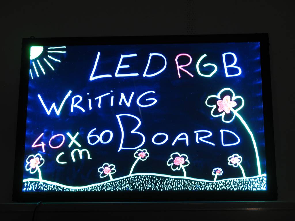 LED Writing board 60 x 40 cm GroothandelXL