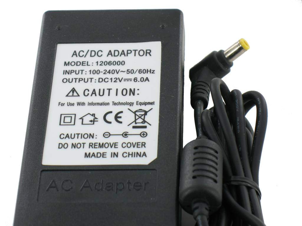 12 Volt 6 Ampere Transformator - Groothandel-XL