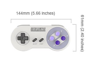 NES30 controller dimensions