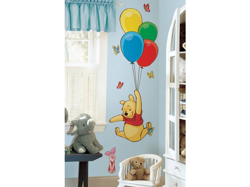Disney Winnie de Pooh ballon muursticker Versierendoejezo! webwinkel