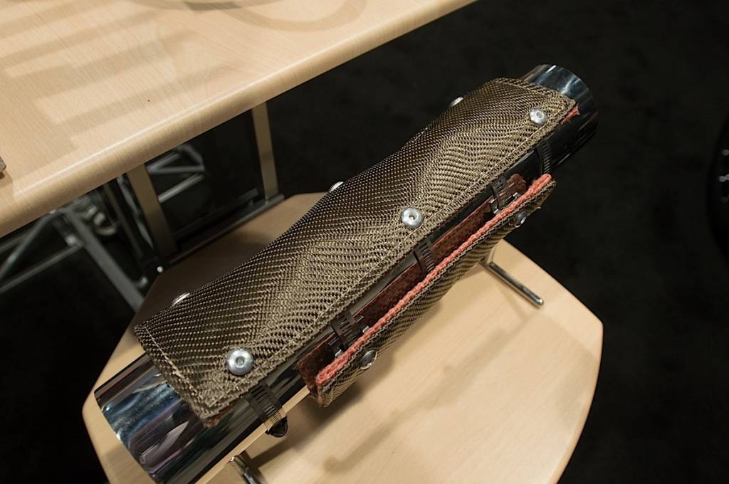 DEI Titanium Pipe Shield Heat Shieldings