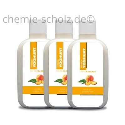 SCHOLZ COSMETIC Pfirsich Joghurt Creme Kur 3x1 Liter
