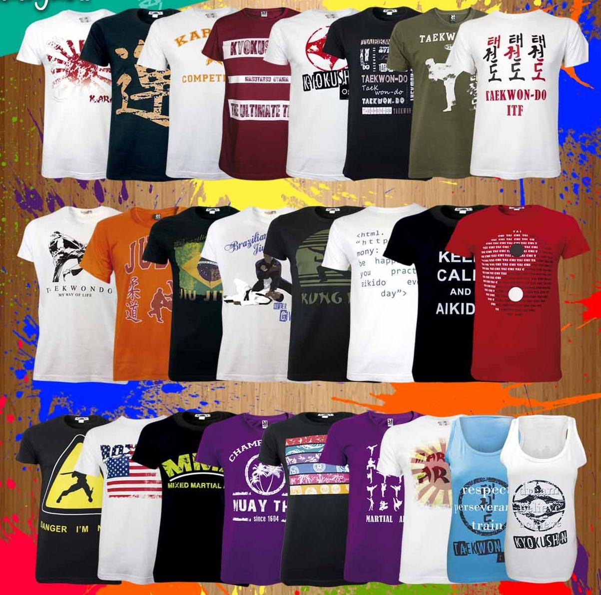 Vele nieuwe T-shirts
