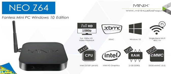 MINIX NEO Z64 WINDOWS 10