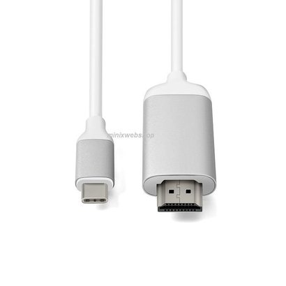 MINIX NEO C-4K USB-C to 4k @ 60Hz HDMI Cable Silver