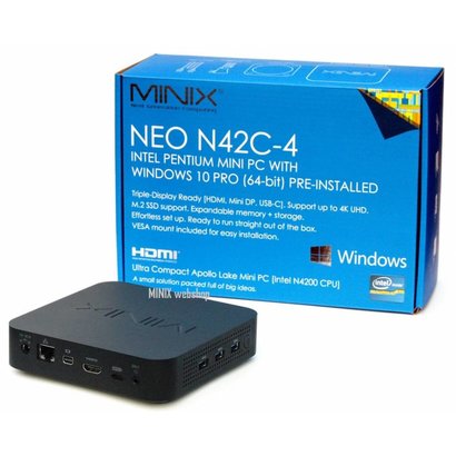 MINIX NEO N42C-4 Intel Pentium mini PC met Windows 10 Pro