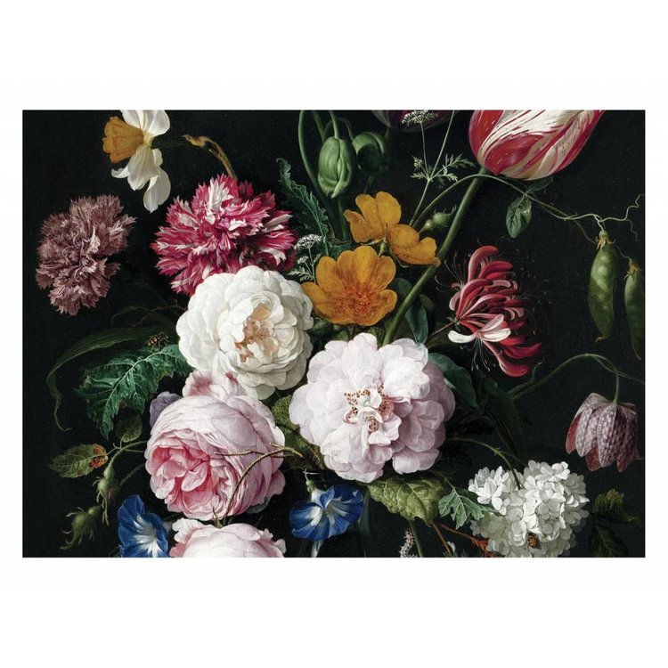 KEK Amsterdam Foto Tapete Golden Age Flowers III Orangehaus