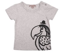 Émile et Ida T-shirt Gris Chine Perroquet Émile et Ida T-shirt Gris Chine Perroquet