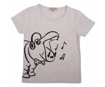 Émile et Ida T-shirt Gris Chine Hippo Émile et Ida T-shirt Gris Chine Hippo