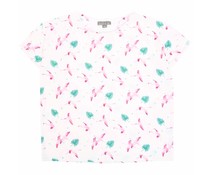 Émile et Ida T-shirt Craie Flamand Rose Émile et Ida T-shirt Craie Flamand Rose