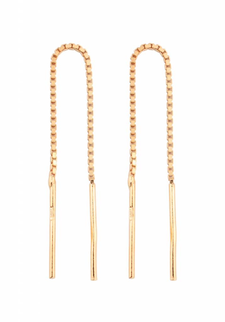 18ct Rose Gold Plated Silver Earrings Arlizi 0938 Jewelry Ear Thread Earrings Rose Gold Plated Silver Arlizi 0938 Emma