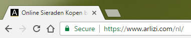 Veilig online sieraden kopen bij ARLIZI