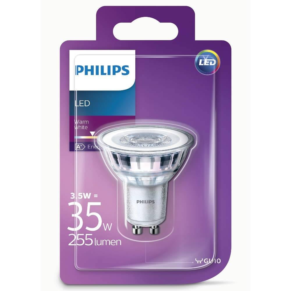 Philips Led Classic 3 5 35w Warm White Gu10 Warm White