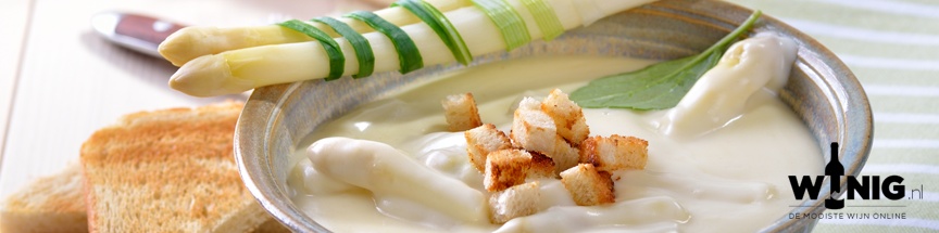 Wijn en spijs: Recept voor Aspergesoep