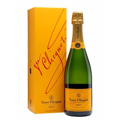 Veuve Clicquot Champagne Brut Yellow label In Designbox