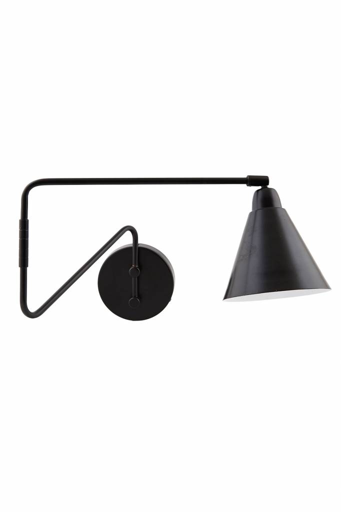 House Doctor Game Wall Lamp Black Metal Living And Co House Doctor Game Wall Lamp Black Metal