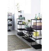 House Doctor Model B Rack Cabinet Black Iron - LIVING AND CO.