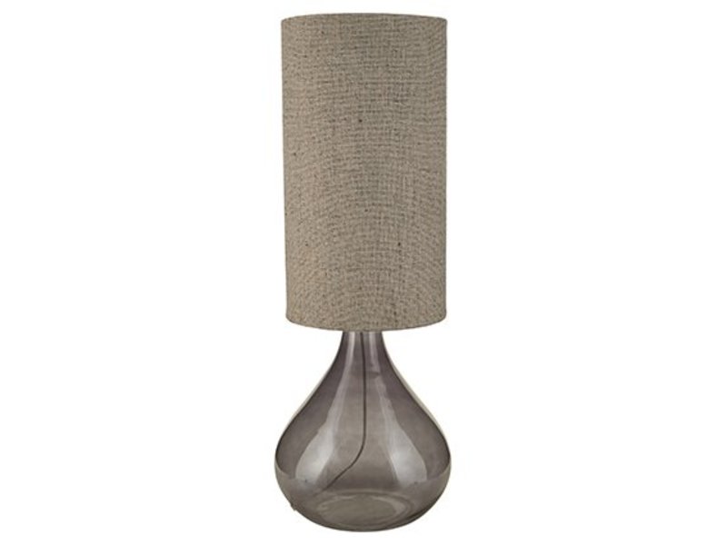 House Doctor Big Table Lamp Grey Glass Living And Co House Doctor Big Table Lamp Grey Glass