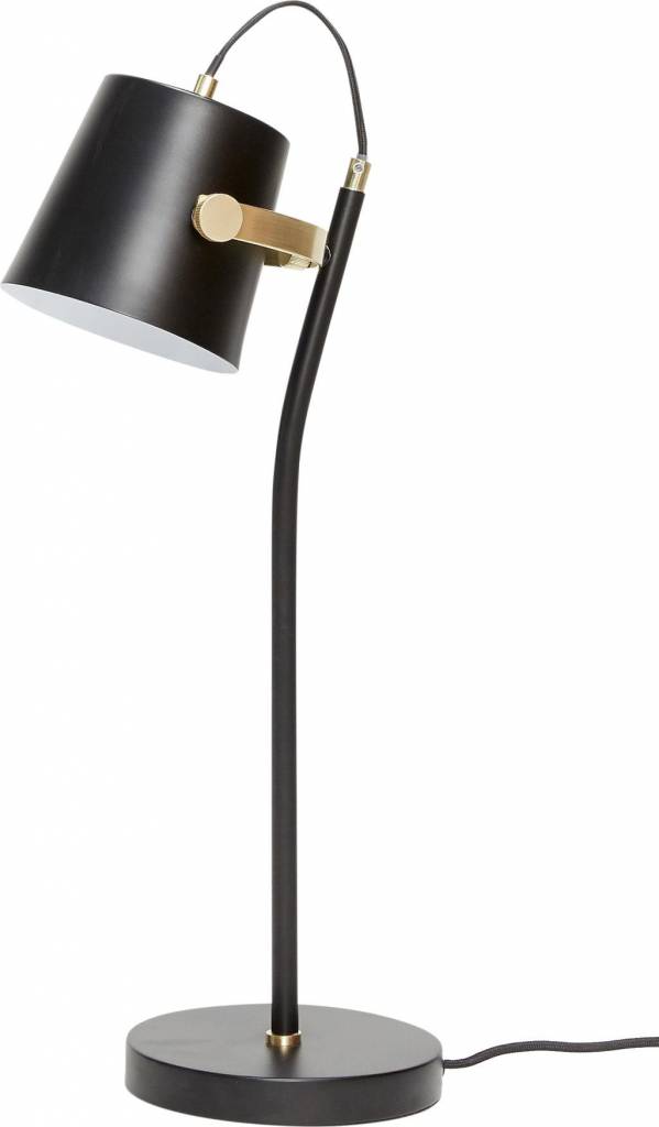 Hübsch Table Lamp Black 18x26xh58cm Living And Co Hubsch Table Lamp Black Metal 18x26xh58cm
