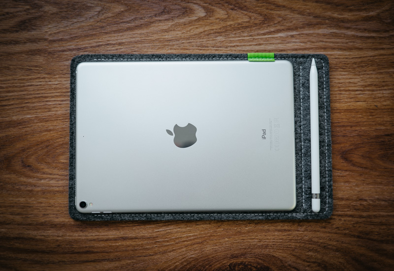 iPad Hülle aus Filz mit Lasche und Klettverschluss 3 verschiedene Größen
