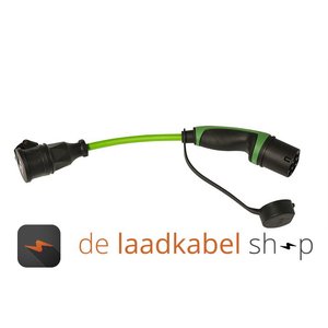 Ratio laadkabels Kabel adapter Type 2 male - shuko 0,5 meter