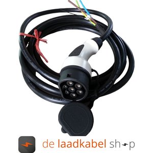 Ratio 32A 1 fase aansluitkabel met Female type 2 stekker - Kabel op maat
