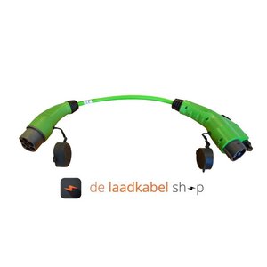 Ratio laadkabels Kabel adapter Type 2 male - Type 1 female 1 meter