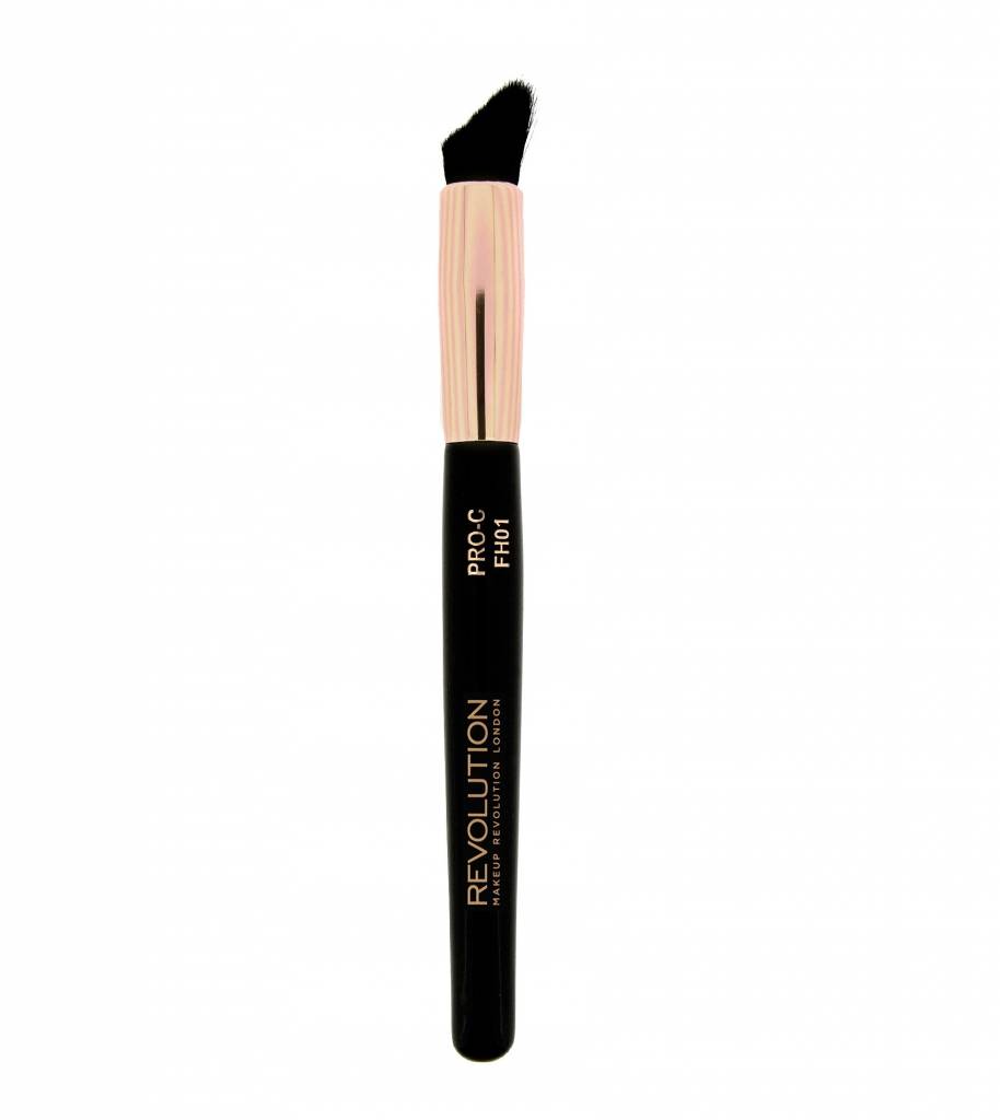 Makeup Revolution Pro Curve Contour Blush & Highlighter Brush Kwast