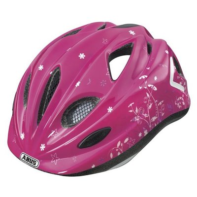 Abus fietshelm 'Super Chilly' - Garden pink - S (46-52 cm)