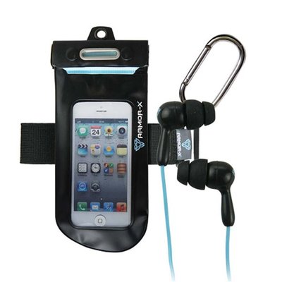 Armor-x waterproof case - Smartphone 4,3" + hoofdtelefoon